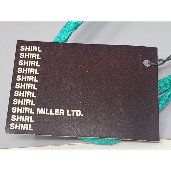 Shirl Miller LTD Quilted Aqua Green‎ Shoulder Bag Straps Colorful Lined Interior - Picture 8 of 14